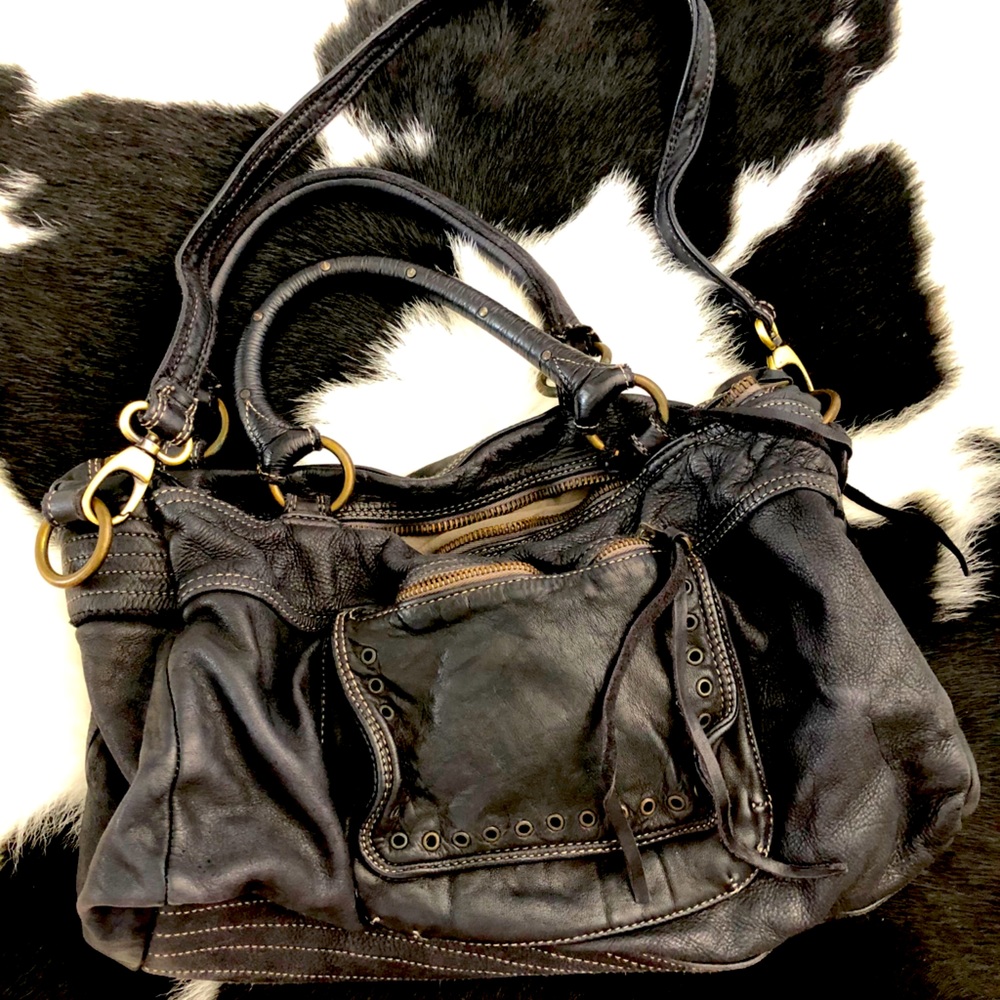 Moni Moni Leather Handbag